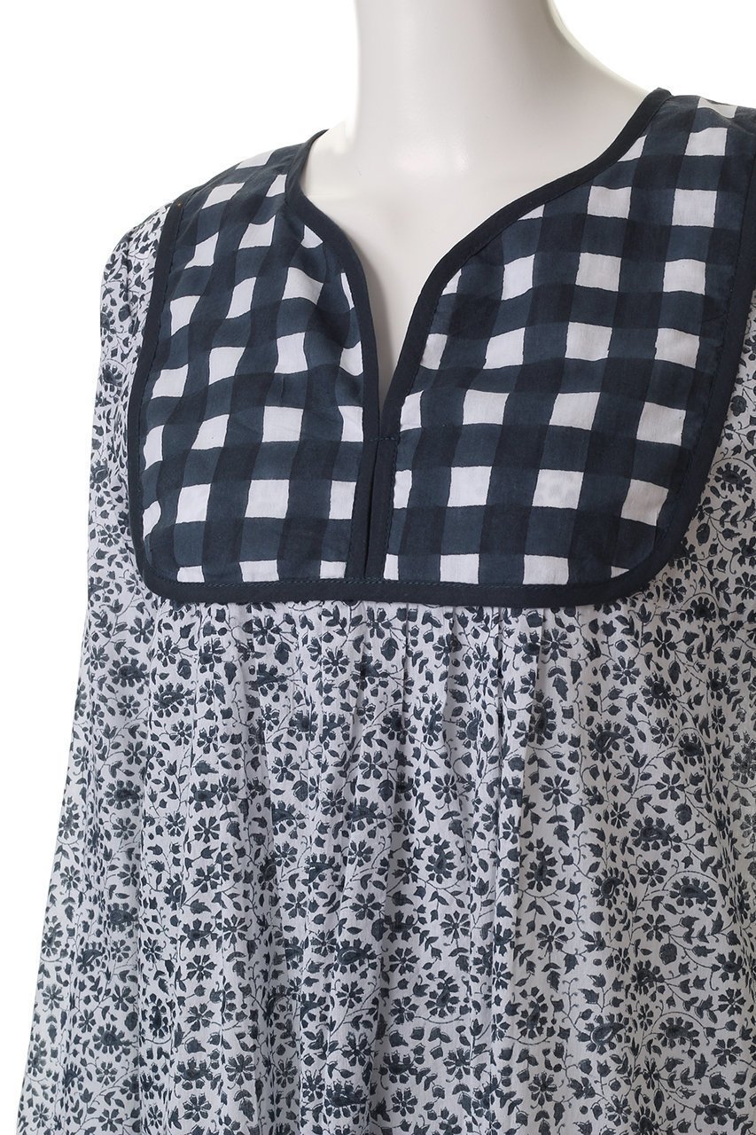 【エスゼット ブロックプリント/SZ Blockprints】のJAIPUR DRESS DITSY ミニワンピース 人気、トレンドファッション・服の通販 founy(ファニー) 　ファッション　Fashion　レディースファッション　Fashion for Women　ワンピース　Dresses　フォーマル・パーティードレス・結婚式用ドレス　Elegant & Casual Dresses　チュニック　Tunic Tops & Dresses　チュニック　Tunic, Long Top　フェミニン　Feminine, Girly　プリント　Print, Printed Pattern　夏　Summer　春　Spring　S/S・春夏　SS, Spring/Summer, Warm Season　other-5|ID: prp329100004506129 ipo3291000000032859825