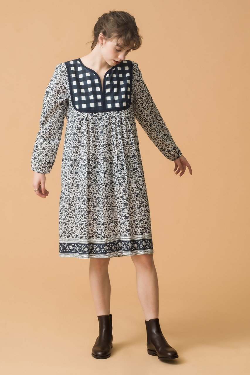 【エスゼット ブロックプリント/SZ Blockprints】のJAIPUR DRESS DITSY ミニワンピース 人気、トレンドファッション・服の通販 founy(ファニー) 　ファッション　Fashion　レディースファッション　Fashion for Women　ワンピース　Dresses　フォーマル・パーティードレス・結婚式用ドレス　Elegant & Casual Dresses　チュニック　Tunic Tops & Dresses　チュニック　Tunic, Long Top　フェミニン　Feminine, Girly　プリント　Print, Printed Pattern　夏　Summer　春　Spring　S/S・春夏　SS, Spring/Summer, Warm Season　other-7|ID: prp329100004506129 ipo3291000000032859835