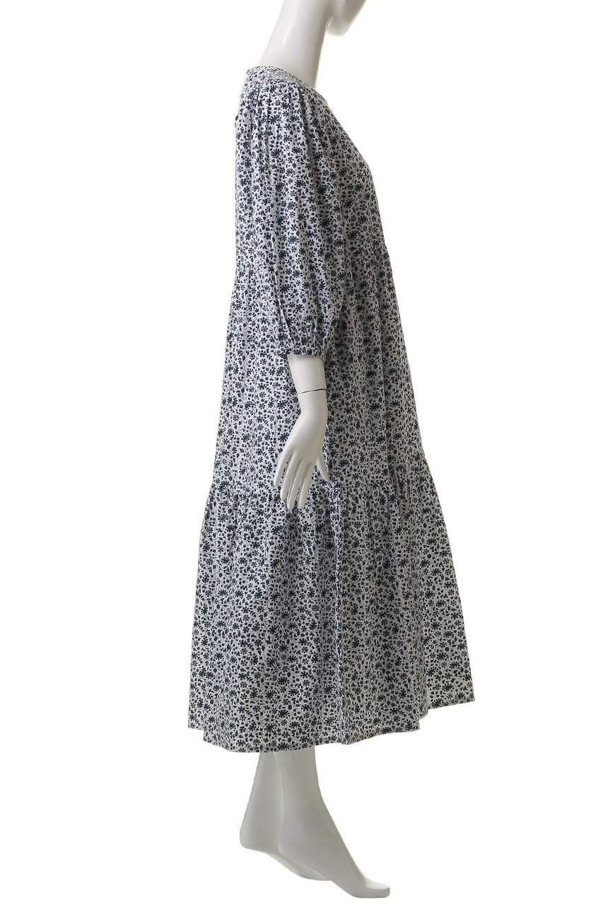 【エスゼット ブロックプリント/SZ Blockprints】のORTI DRESS DITSY ティアードワンピース 人気、トレンドファッション・服の通販 founy(ファニー) 　ファッション　Fashion　レディースファッション　Fashion for Women　ワンピース　Dresses　フォーマル・パーティードレス・結婚式用ドレス　Elegant & Casual Dresses　チュニック　Tunic Tops & Dresses　サマー　Summer, Summer Style　スリーブ　Sleeve, Long Sleeve / Short Sleeve　チュニック　Tunic, Long Top　ティアードワンピース　Tiered Dress, Flared Dress　フェミニン　Feminine, Girly　ラフィア　Raffia, Natural Straw　ロング　Long, Long-Length　other-3|ID: prp329100004506130 ipo3291000000032859867