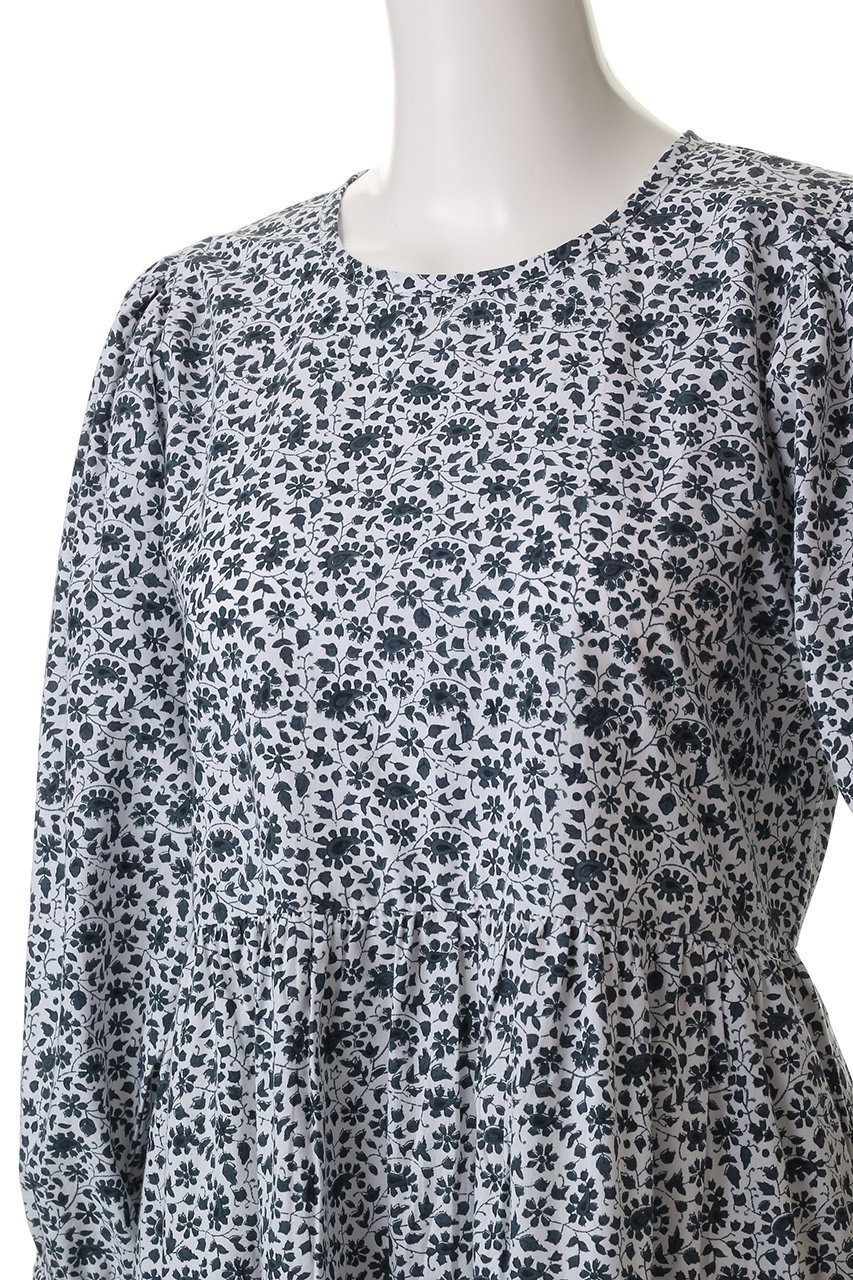 【エスゼット ブロックプリント/SZ Blockprints】のORTI DRESS DITSY ティアードワンピース 人気、トレンドファッション・服の通販 founy(ファニー) 　ファッション　Fashion　レディースファッション　Fashion for Women　ワンピース　Dresses　フォーマル・パーティードレス・結婚式用ドレス　Elegant & Casual Dresses　チュニック　Tunic Tops & Dresses　サマー　Summer, Summer Style　スリーブ　Sleeve, Long Sleeve / Short Sleeve　チュニック　Tunic, Long Top　ティアードワンピース　Tiered Dress, Flared Dress　フェミニン　Feminine, Girly　ラフィア　Raffia, Natural Straw　ロング　Long, Long-Length　other-5|ID: prp329100004506130 ipo3291000000032859885