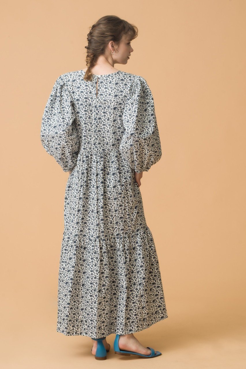 【エスゼット ブロックプリント/SZ Blockprints】のORTI DRESS DITSY ティアードワンピース 人気、トレンドファッション・服の通販 founy(ファニー) 　ファッション　Fashion　レディースファッション　Fashion for Women　ワンピース　Dresses　フォーマル・パーティードレス・結婚式用ドレス　Elegant & Casual Dresses　チュニック　Tunic Tops & Dresses　サマー　Summer, Summer Style　スリーブ　Sleeve, Long Sleeve / Short Sleeve　チュニック　Tunic, Long Top　ティアードワンピース　Tiered Dress, Flared Dress　フェミニン　Feminine, Girly　ラフィア　Raffia, Natural Straw　ロング　Long, Long-Length　other-8|ID: prp329100004506130 ipo3291000000032859917