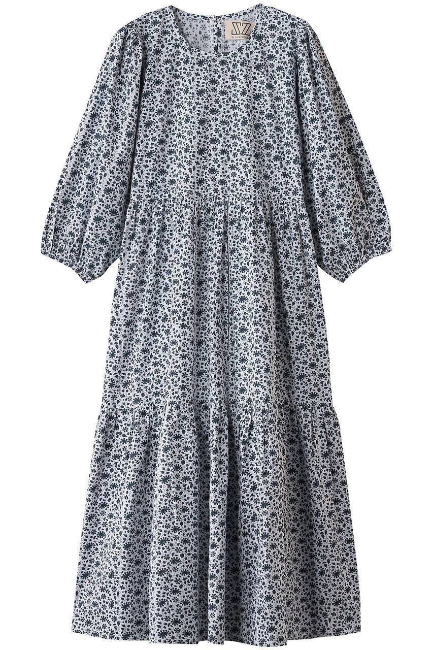 【エスゼット ブロックプリント/SZ Blockprints】のORTI DRESS DITSY ティアードワンピース 人気、トレンドファッション・服の通販 founy(ファニー) 　ファッション　Fashion　レディースファッション　Fashion for Women　ワンピース　Dresses　フォーマル・パーティードレス・結婚式用ドレス　Elegant & Casual Dresses　チュニック　Tunic Tops & Dresses　サマー　Summer, Summer Style　スリーブ　Sleeve, Long Sleeve / Short Sleeve　チュニック　Tunic, Long Top　ティアードワンピース　Tiered Dress, Flared Dress　フェミニン　Feminine, Girly　ラフィア　Raffia, Natural Straw　ロング　Long, Long-Length　 other-1|ID: prp329100004506130 ipo3291000000035344645