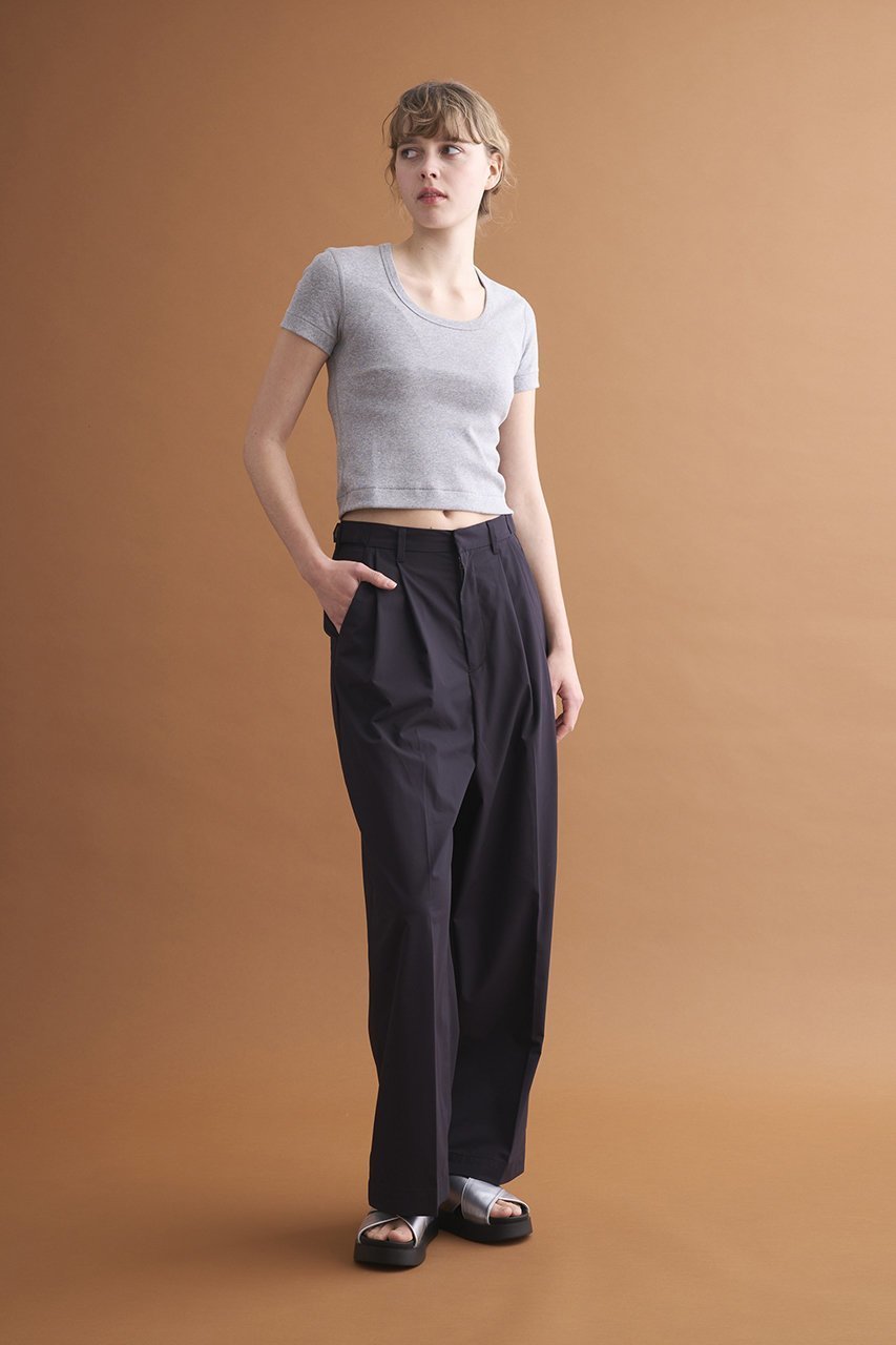 【スリー ドッツ/three dots】のクロップド ジェシカ カットソー 人気、トレンドファッション・服の通販 founy(ファニー) 　ファッション　Fashion　レディースファッション　WOMEN　トップス・カットソー　Tops/Tshirt　シャツ/ブラウス　Shirts/Blouses　ロング / Tシャツ　T-Shirts　カットソー　Cut and Sewn　おすすめ　Recommend　インナー　Inner　カットソー　Cut And Sew　クロップド　Cropped　コンパクト　Compact　ショート　Short　シンプル　Simple　スリーブ　Sleeve　トレンド　Trend　バランス　Balance　ベーシック　Basic　リラックス　Relax　再入荷　Restock/Back In Stock/Re Arrival　other-6|ID: prp329100004506131 ipo3291000000032219879
