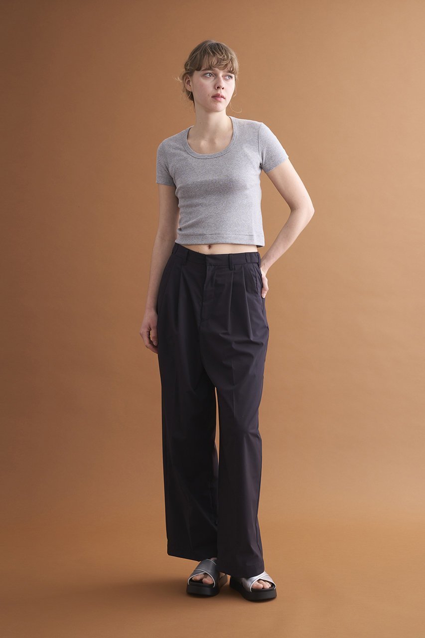 【スリー ドッツ/three dots】のクロップド ジェシカ カットソー 人気、トレンドファッション・服の通販 founy(ファニー) 　ファッション　Fashion　レディースファッション　WOMEN　トップス・カットソー　Tops/Tshirt　シャツ/ブラウス　Shirts/Blouses　ロング / Tシャツ　T-Shirts　カットソー　Cut and Sewn　おすすめ　Recommend　インナー　Inner　カットソー　Cut And Sew　クロップド　Cropped　コンパクト　Compact　ショート　Short　シンプル　Simple　スリーブ　Sleeve　トレンド　Trend　バランス　Balance　ベーシック　Basic　リラックス　Relax　再入荷　Restock/Back In Stock/Re Arrival　other-7|ID: prp329100004506131 ipo3291000000032219880