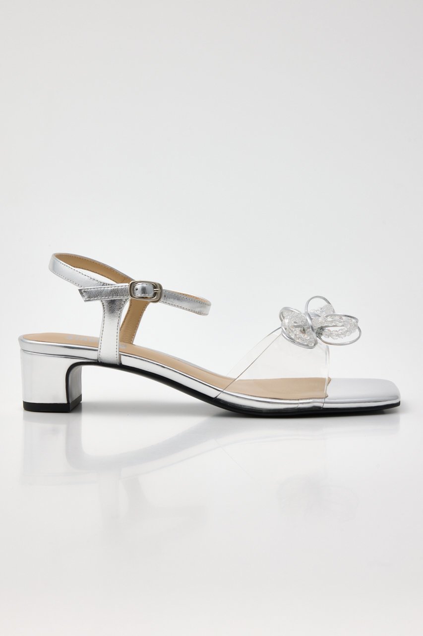 【スタッカート/STACCATO】のヌーディーバブルクリアサンダル 人気、トレンドファッション・服の通販 founy(ファニー) 　ファッション　Fashion　レディースファッション　Fashion for Women　サンダル　Sandals, Summer Shoes　シルバー　Silver, Metallic Silver　ドレス　Dress, One-Piece　リボン　Ribbon, Bow　エレガント 上品　Elegant　other-4|ID: prp329100004506134 ipo3291000000034939928