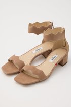 【スタッカート/STACCATO】のスカラップカットサンダル Dモカ|ID: prp329100004506135 ipo3291000000031804172