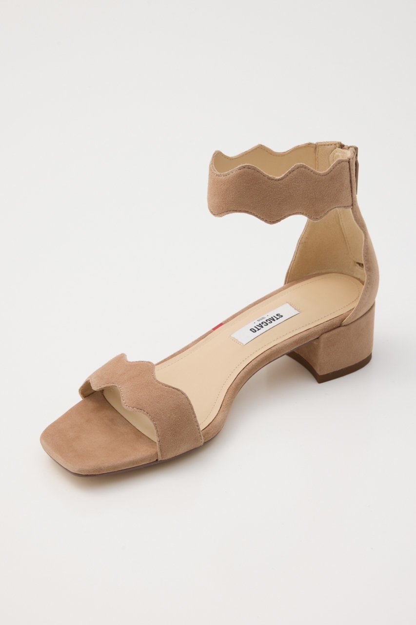 【スタッカート/STACCATO】のスカラップカットサンダル 人気、トレンドファッション・服の通販 founy(ファニー) 　ファッション　Fashion　レディースファッション　Fashion for Women　カッティング　Cutting Detail　サンダル　Sandals, Summer Shoes　スカラップ　Scallop, Scalloped Edge　スタイリッシュ　Stylish, Fashionable　トレンド　Trend, Trending Now　フォルム　Silhouette, Form　ワンポイント　One Point, Statement Accent　人気　Popular, Best Seller　other-8|ID: prp329100004506135 ipo3291000000035757360