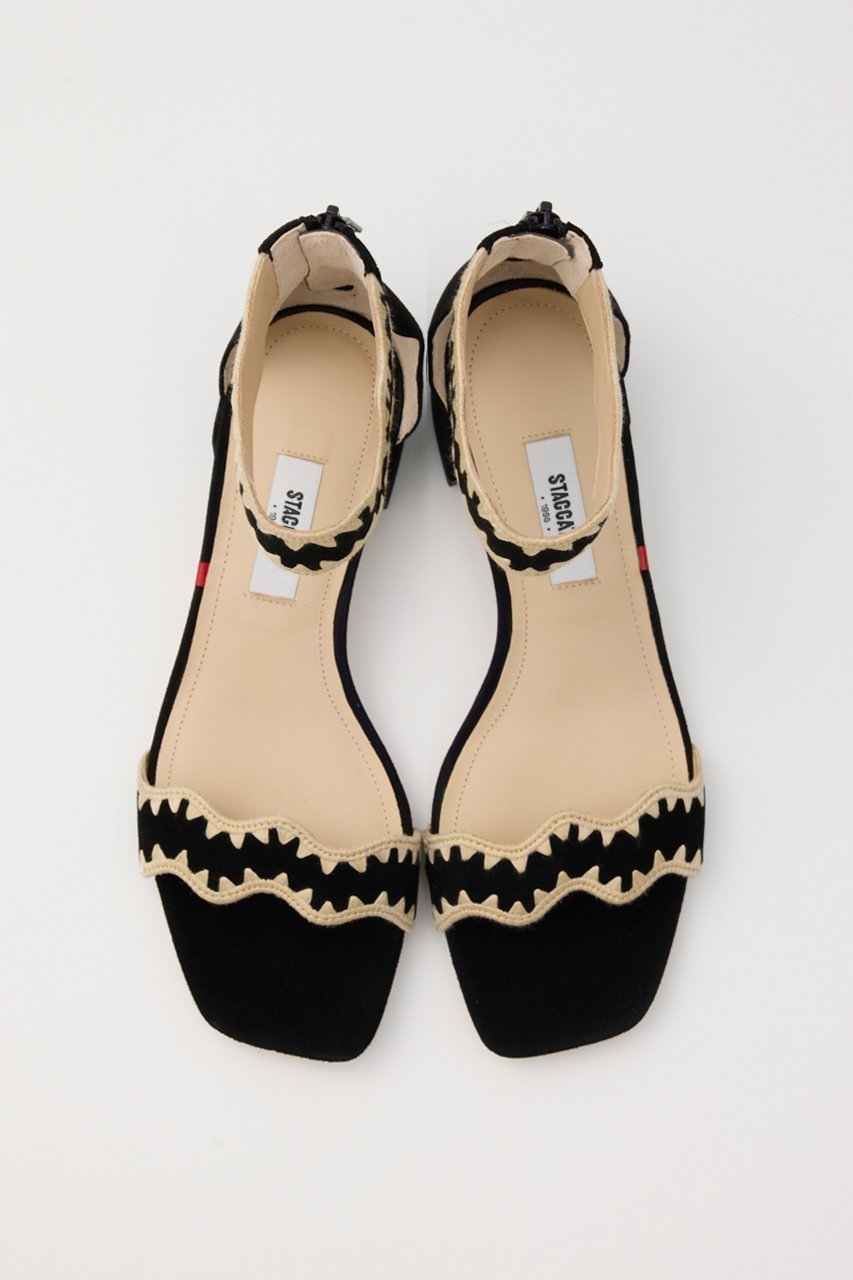 【スタッカート/STACCATO】のマーヤスカラップサンダル 人気、トレンドファッション・服の通販 founy(ファニー) 　ファッション　Fashion　レディースファッション　Fashion for Women　エスニック　Ethnic Style　カッティング　Cutting Detail　サンダル　Sandals, Summer Shoes　スカラップ　Scallop, Scalloped Edge　スタイリッシュ　Stylish, Fashionable　トレンド　Trend, Trending Now　フォルム　Silhouette, Form　ワンポイント　One Point, Statement Accent　人気　Popular, Best Seller　other-3|ID: prp329100004506136 ipo3291000000034939694