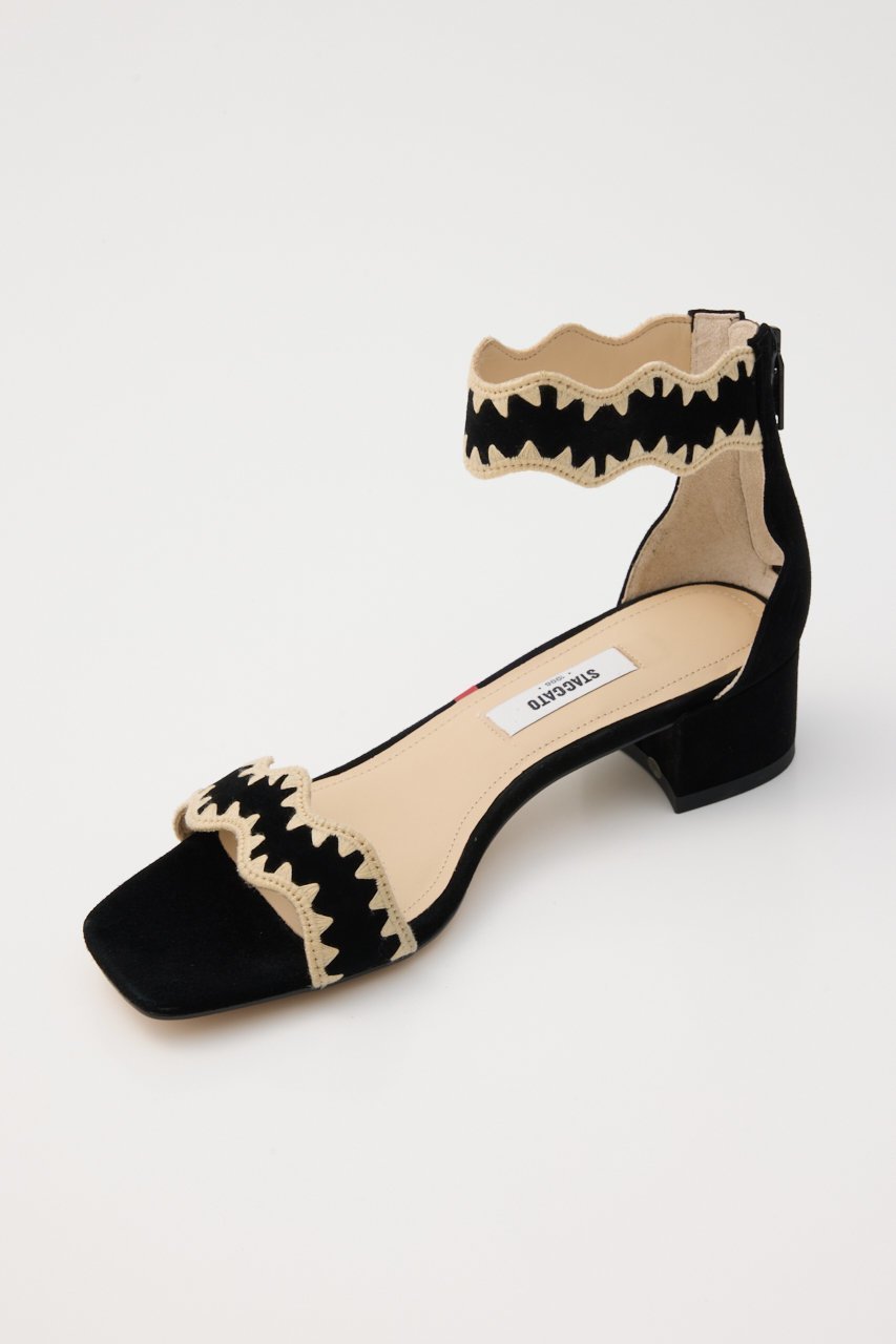 【スタッカート/STACCATO】のマーヤスカラップサンダル 人気、トレンドファッション・服の通販 founy(ファニー) 　ファッション　Fashion　レディースファッション　Fashion for Women　エスニック　Ethnic Style　カッティング　Cutting Detail　サンダル　Sandals, Summer Shoes　スカラップ　Scallop, Scalloped Edge　スタイリッシュ　Stylish, Fashionable　トレンド　Trend, Trending Now　フォルム　Silhouette, Form　ワンポイント　One Point, Statement Accent　人気　Popular, Best Seller　other-8|ID: prp329100004506136 ipo3291000000034939699