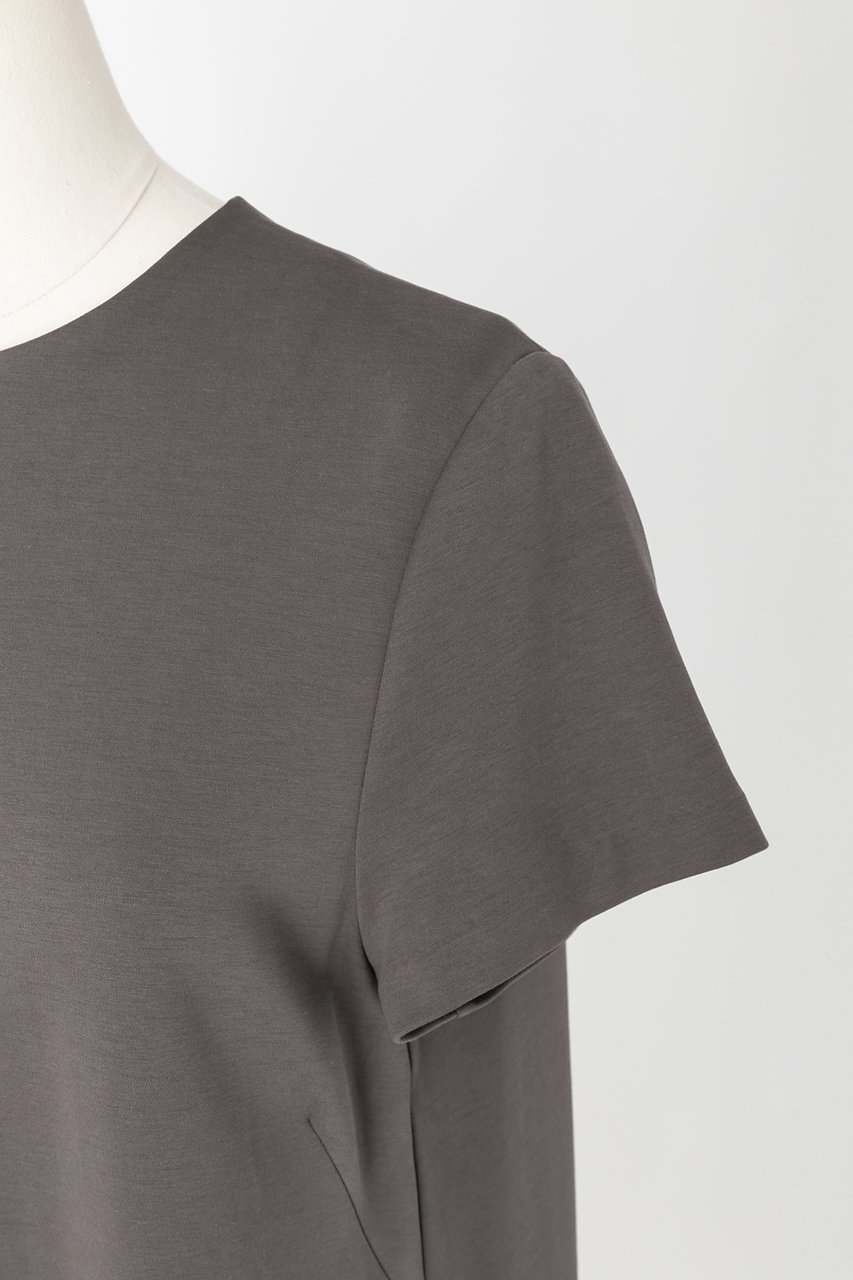 【オーヴィル/EAUVIRE】のハーフスリーブワンピース 人気、トレンドファッション・服の通販 founy(ファニー) 　ファッション　Fashion　レディースファッション　Fashion for Women　ワンピース　Dresses　チュニック　Tunic Tops & Dresses　ダブル　Double, Double-Breasted　チュニック　Tunic, Long Top　フレア　Flare, Flared　ロング　Long, Long-Length　半袖　Short Sleeve, Half Sleeve　日本製　Made In Japan　other-5|ID: prp329100004506145 ipo3291000000032806482