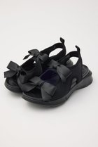 【スタッカート/STACCATO】のミルキーWリボンスポーツサンダル 人気、トレンドファッション・服の通販 founy(ファニー) ファッション Fashion レディースファッション Fashion for Women スポーツウェア Functional & Stylish Sportswear サンダル&ミュール Sandals & Mules サテン Satin, Glossy Fabric サンダル Sandals, Summer Shoes スポーツ Sports, Activewear ダブル Double, Double-Breasted リボン Ribbon, Bow 夏 Summer thumbnail ブラック|ID: prp329100004506148 ipo3291000000034939282