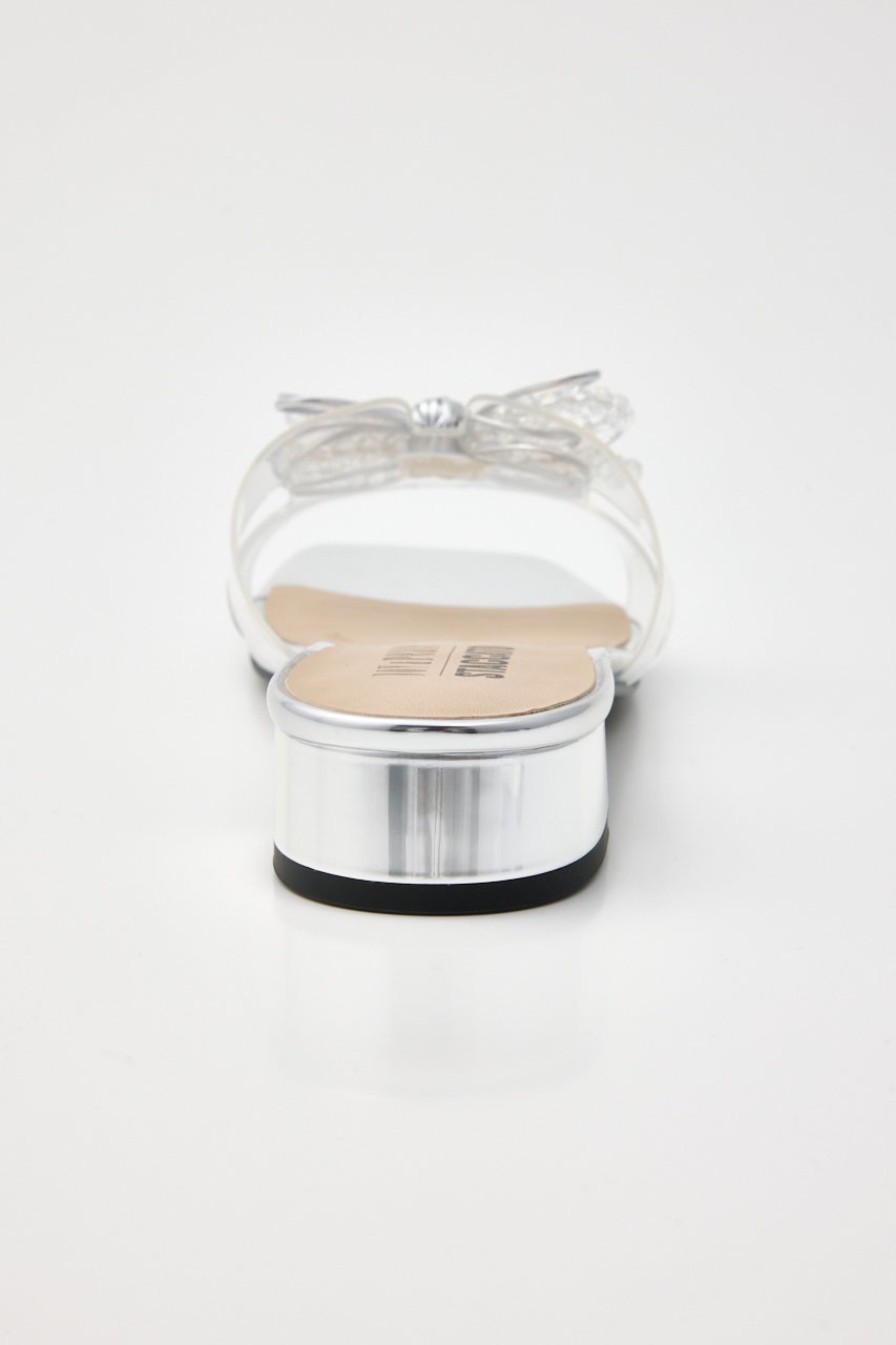 【スタッカート/STACCATO】のヌーディーバブルクリアフラット 人気、トレンドファッション・服の通販 founy(ファニー) 　ファッション　Fashion　レディースファッション　Fashion for Women　サンダル　Sandals, Summer Shoes　シルバー　Silver, Metallic Silver　リボン　Ribbon, Bow　other-5|ID: prp329100004506149 ipo3291000000034939650