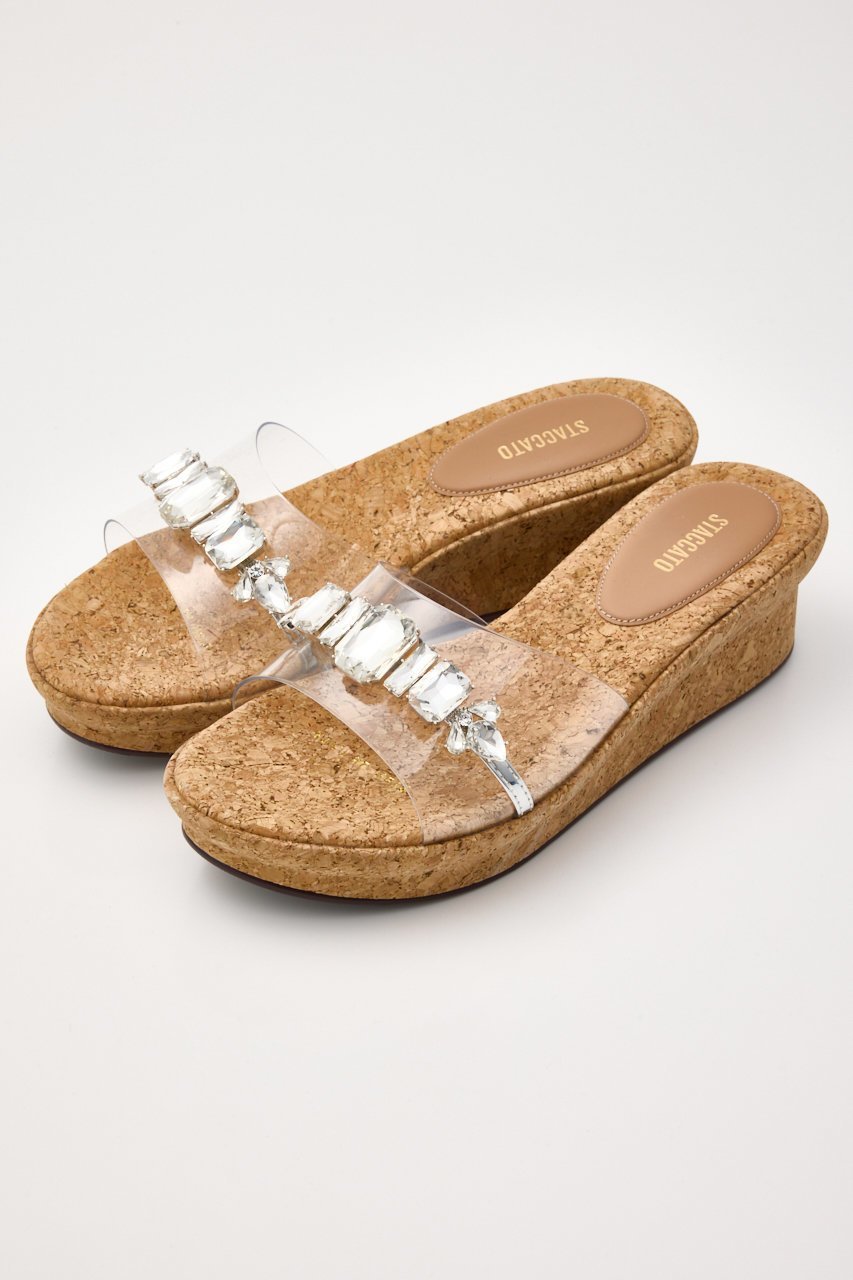 【スタッカート/STACCATO】のティアラコルクプラットフォーム 人気、トレンドファッション・服の通販 founy(ファニー) 　ファッション　Fashion　レディースファッション　Fashion for Women　コルク　Cork, Cork Material　サンダル　Sandals, Summer Shoes　ストーン　Stone, Gem-Like　人気　Popular, Best Seller　吸水　Absorbent, Quick-Dry　軽量　Lightweight, Ultra Light　 other-1|ID: prp329100004506151 ipo3291000000035558767