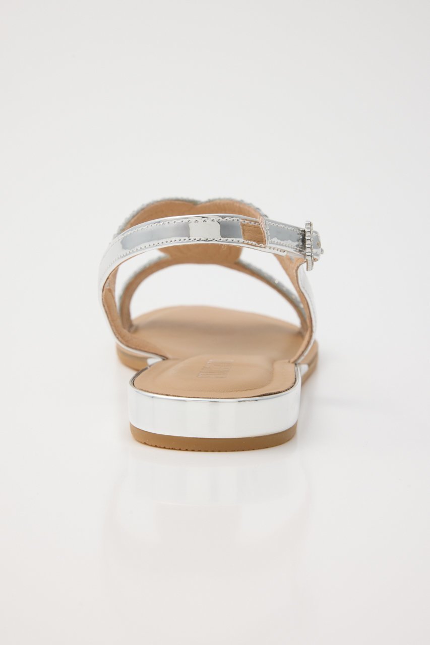 【スタッカート/STACCATO】のパトラクロスフラットサンダル 人気、トレンドファッション・服の通販 founy(ファニー) 　ファッション　Fashion　レディースファッション　Fashion for Women　クッション　Cushion, Throw Pillow　サンダル　Sandals, Summer Shoes　ストーン　Stone, Gem-Like　other-5|ID: prp329100004506153 ipo3291000000034939316