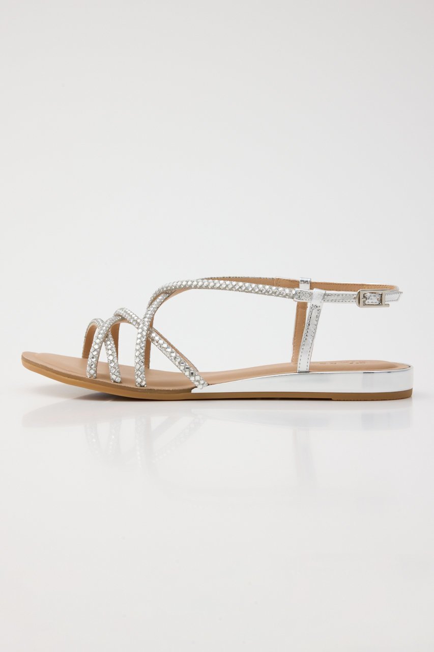 【スタッカート/STACCATO】のセレナブレードフラットサンダル 人気、トレンドファッション・服の通販 founy(ファニー) 　ファッション　Fashion　レディースファッション　Fashion for Women　クッション　Cushion, Throw Pillow　サンダル　Sandals, Summer Shoes　ストーン　Stone, Gem-Like　フラット　Flat, Flat Shoes　エレガント 上品　Elegant　other-2|ID: prp329100004506154 ipo3291000000034939341