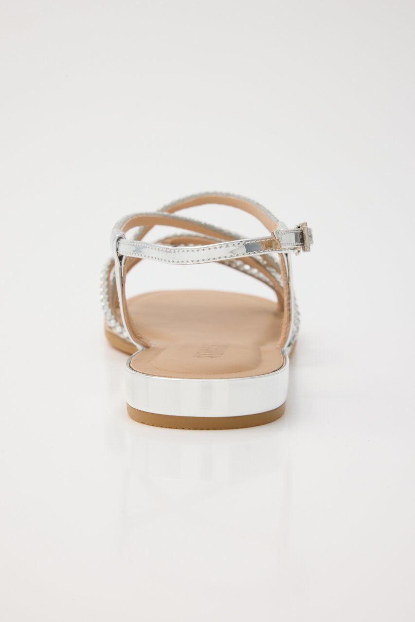 【スタッカート/STACCATO】のセレナブレードフラットサンダル 人気、トレンドファッション・服の通販 founy(ファニー) 　ファッション　Fashion　レディースファッション　Fashion for Women　クッション　Cushion, Throw Pillow　サンダル　Sandals, Summer Shoes　ストーン　Stone, Gem-Like　フラット　Flat, Flat Shoes　エレガント 上品　Elegant　other-5|ID: prp329100004506154 ipo3291000000034939344