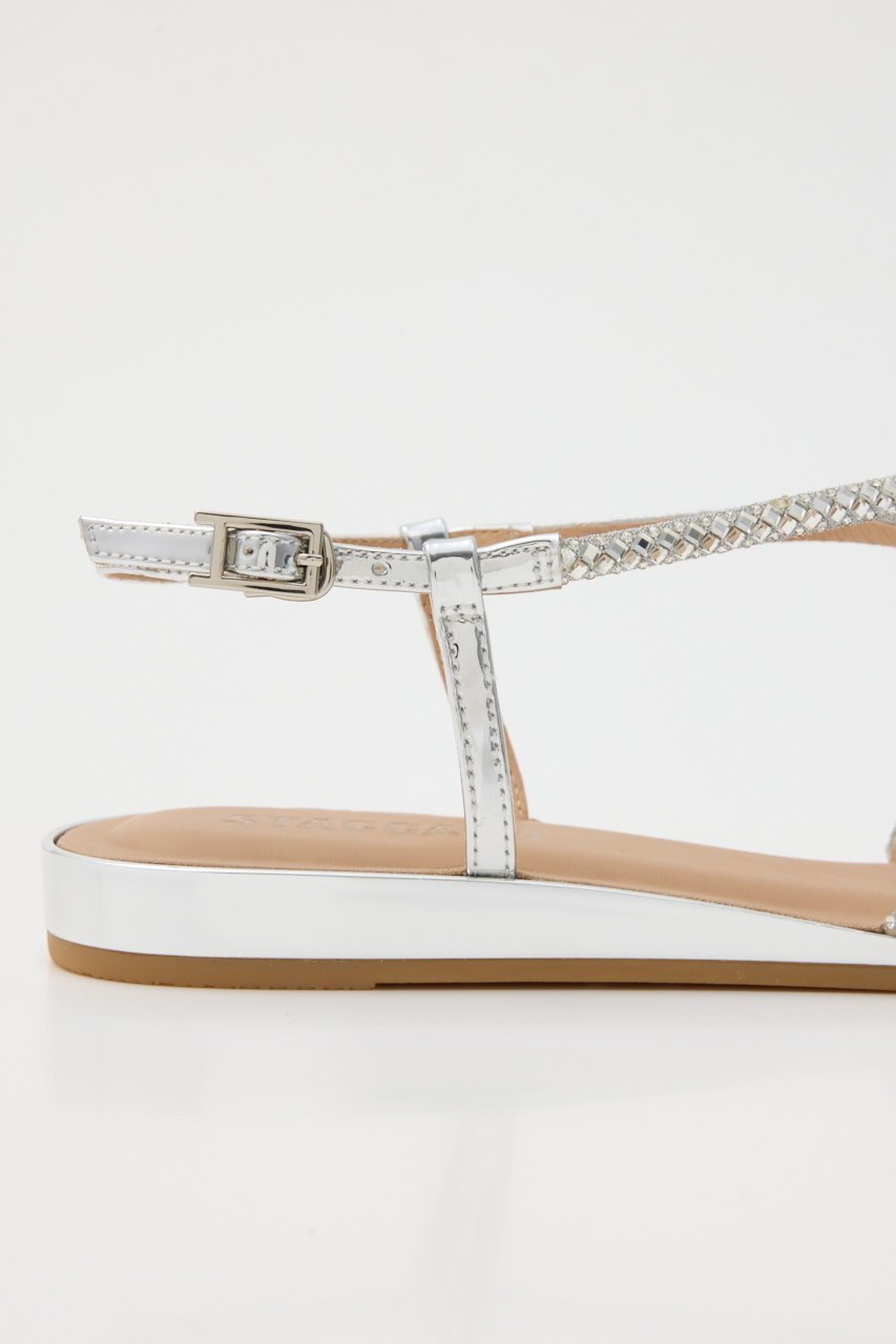 【スタッカート/STACCATO】のセレナブレードフラットサンダル 人気、トレンドファッション・服の通販 founy(ファニー) 　ファッション　Fashion　レディースファッション　Fashion for Women　クッション　Cushion, Throw Pillow　サンダル　Sandals, Summer Shoes　ストーン　Stone, Gem-Like　フラット　Flat, Flat Shoes　エレガント 上品　Elegant　other-6|ID: prp329100004506154 ipo3291000000034939345