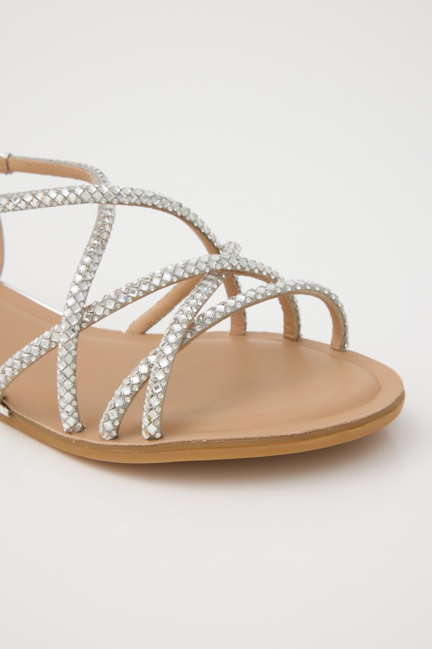 【スタッカート/STACCATO】のセレナブレードフラットサンダル 人気、トレンドファッション・服の通販 founy(ファニー) 　ファッション　Fashion　レディースファッション　Fashion for Women　クッション　Cushion, Throw Pillow　サンダル　Sandals, Summer Shoes　ストーン　Stone, Gem-Like　フラット　Flat, Flat Shoes　エレガント 上品　Elegant　other-7|ID: prp329100004506154 ipo3291000000034939346