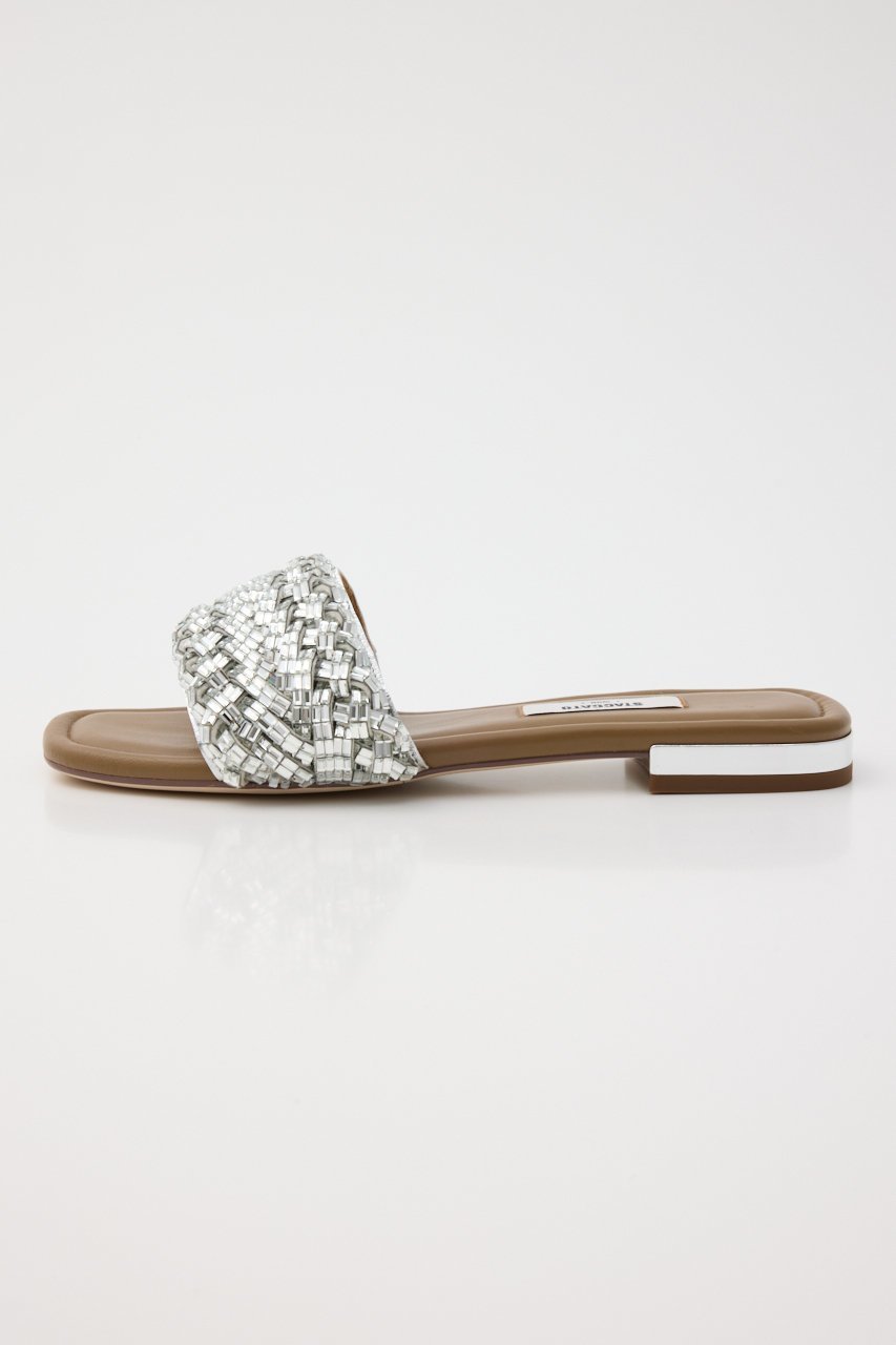 【スタッカート/STACCATO】のパラオベルトフラットサンダル 人気、トレンドファッション・服の通販 founy(ファニー) 　ファッション　Fashion　レディースファッション　Fashion for Women　ベルト&ウエストマーク　Belts & Waist Accessories　サンダル　Sandals, Summer Shoes　シルバー　Silver, Metallic Silver　スクエア　Square, Square Shape　ストーン　Stone, Gem-Like　other-2|ID: prp329100004506159 ipo3291000000034939274