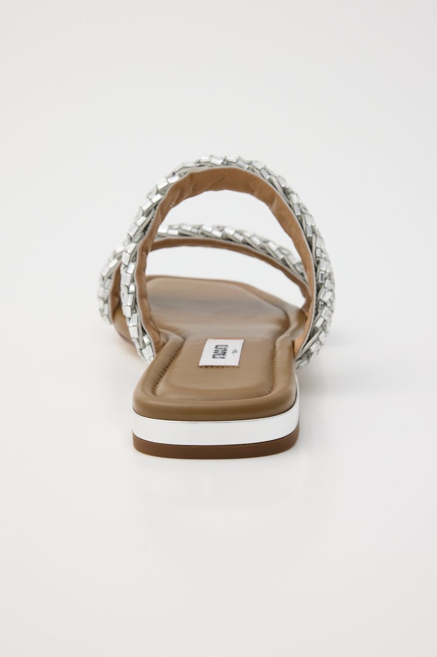 【スタッカート/STACCATO】のパラオWベルトフラットサンダル 人気、トレンドファッション・服の通販 founy(ファニー) 　ファッション　Fashion　レディースファッション　Fashion for Women　ベルト&ウエストマーク　Belts & Waist Accessories　サンダル　Sandals, Summer Shoes　シルバー　Silver, Metallic Silver　スクエア　Square, Square Shape　ストーン　Stone, Gem-Like　ダブル　Double, Double-Breasted　フラット　Flat, Flat Shoes　other-5|ID: prp329100004506160 ipo3291000000032804460