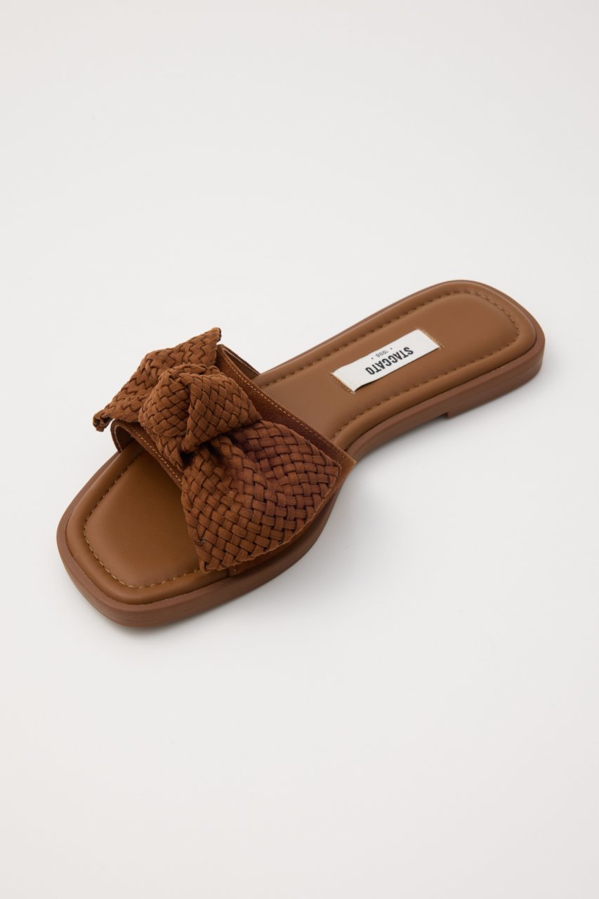 【スタッカート/STACCATO】のBIGリボンイントレチャートフラット 人気、トレンドファッション・服の通販 founy(ファニー) 　ファッション　Fashion　レディースファッション　WOMEN　サンダル　Sandals　スリッパ　Slipper　フラット　Flat　リボン　Ribbon　other-8|ID: prp329100004506161 ipo3291000000031804448
