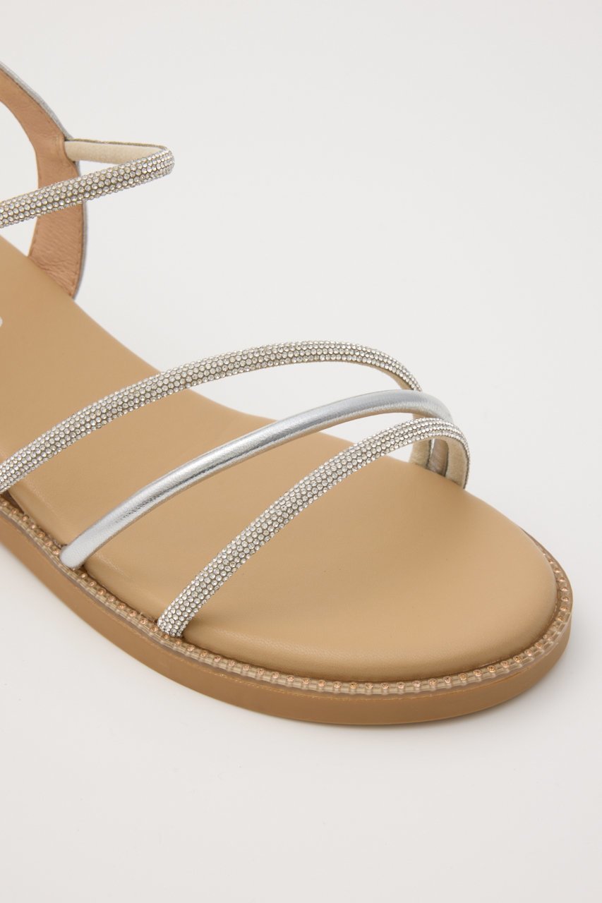 【スタッカート/STACCATO】のプルスコードストラップシャイニーフラットサンダル 人気、トレンドファッション・服の通販 founy(ファニー) 　ファッション　Fashion　レディースファッション　WOMEN　サンダル　Sandals　ジュエリー　Jewelry　ストーン　Stone　フラット　Flat　ラグジュアリー　Luxury　人気　Popularity　夏　Summer　other-7|ID: prp329100004506162 ipo3291000000031804462