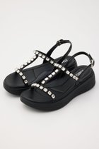 【スタッカート/STACCATO】のBIGストーンソフティーコンフォートサンダル ブラック|ID:prp329100004506164