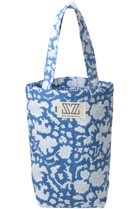 【エスゼット ブロックプリント/SZ Blockprints】のLUNCH TOTE トートバッグ ライトブルー(NILA)|ID:prp329100004507784