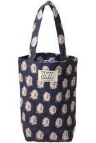 【エスゼット ブロックプリント/SZ Blockprints】のLUNCH TOTE トートバッグ ネイビー(PAISLEY)|ID:prp329100004507784