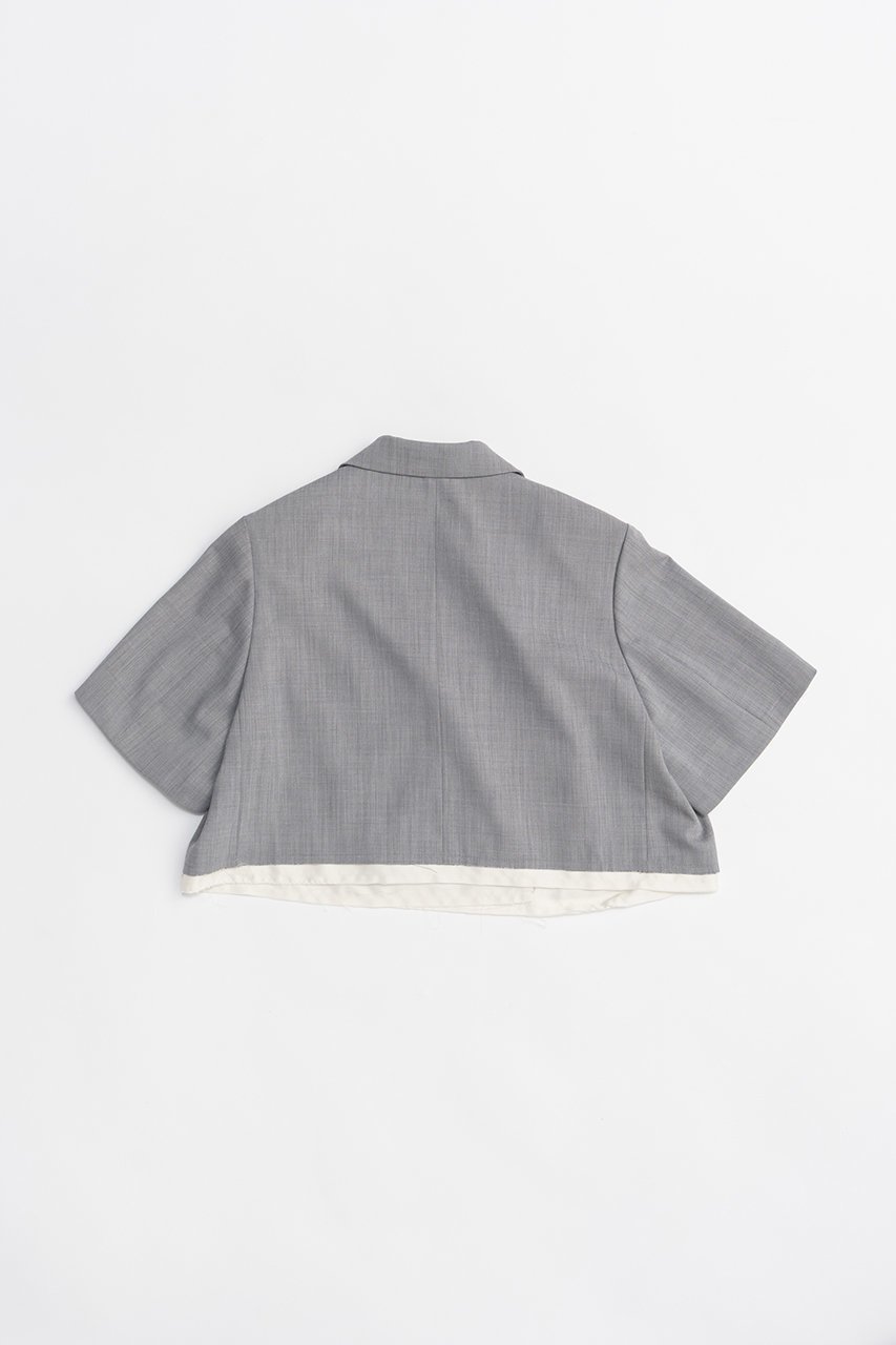 【プランク プロジェクト/PRANK PROJECT】のハーフスリーブショートジャケット / Half Sleeve Short Jacket 人気、トレンドファッション・服の通販 founy(ファニー) 　ファッション　Fashion　レディースファッション　Fashion for Women　アウター　Coat / Outerwear Collection　レディースジャケット・軽アウター　Jackets　ショート　Short, Short Length　ジャケット　Jacket, Outerwear　スリーブ　Sleeve, Long Sleeve / Short Sleeve　トレンチ　Trench, Trench Coat　ハーフ　Half, Half-Length　フォーマル　Formal, Dressy　マニッシュ　Mannish, Boyish　エレガント 上品　Elegant　夏　Summer　春　Spring　S/S・春夏　SS, Spring/Summer, Warm Season　A/W・秋冬　Autumn/Winter　other-4|ID: prp329100004507788 ipo3291000000032952213