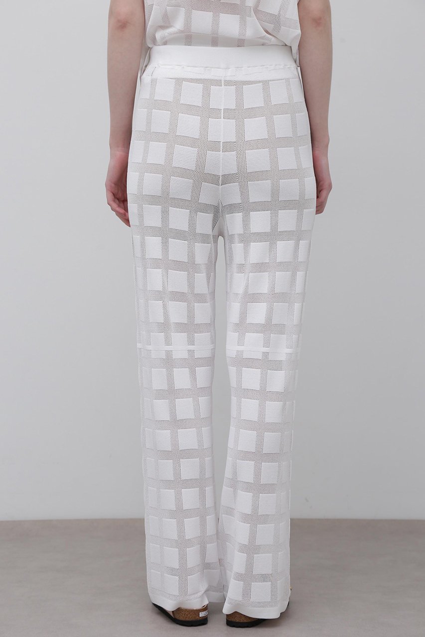 【アドーア/ADORE】のアイレットドライニットパンツ 人気、トレンドファッション・服の通販 founy(ファニー) 　ファッション　Fashion　レディースファッション　Fashion for Women　パンツ　Pants & Trousers　スクエア　Square, Square Shape　ストレッチ　Stretch, Stretchy Fabric　ストレート　Straight, Straight Cut　ドレス　Dress, One-Piece　モチーフ　Motif, Design Theme　other-6|ID: prp329100004507792 ipo3291000000035398787