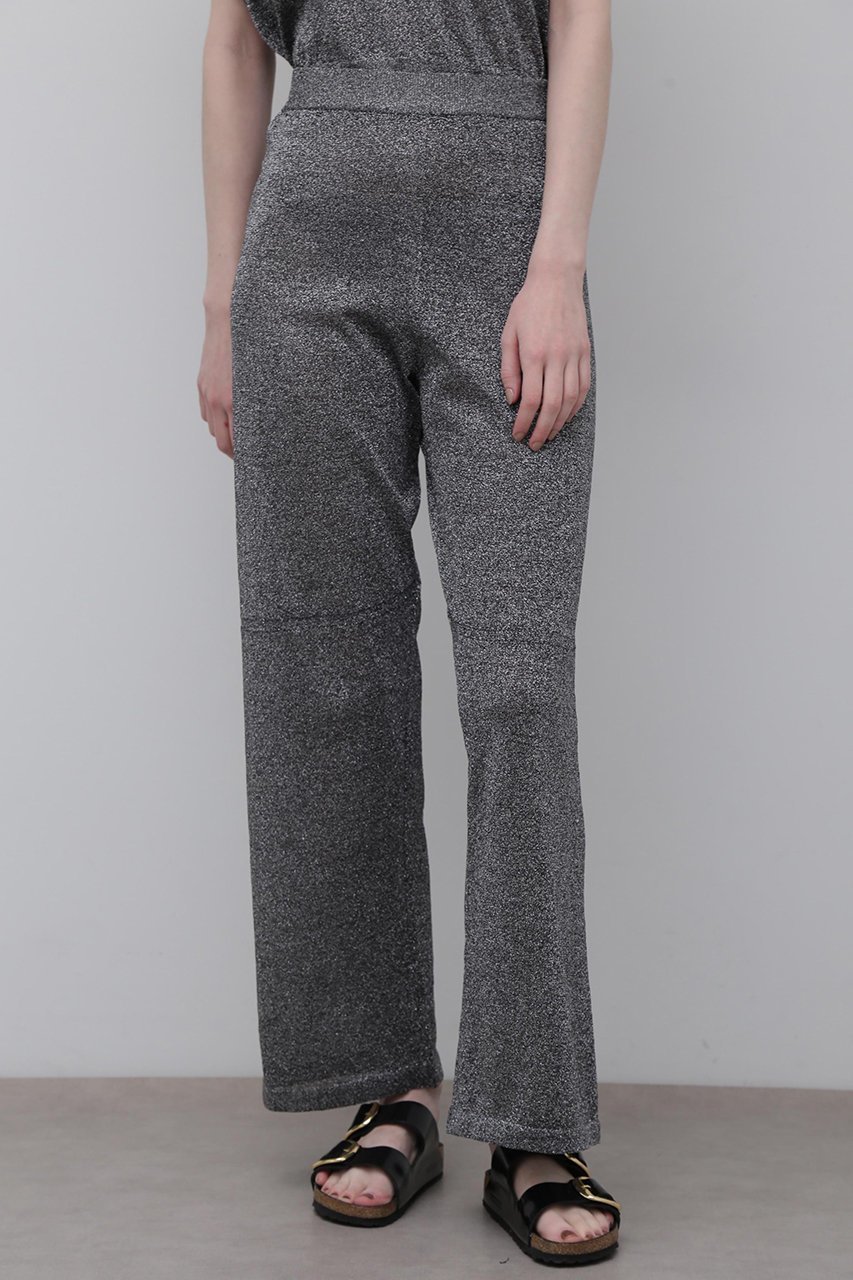 【アドーア/ADORE】のメタリックニットパンツ 人気、トレンドファッション・服の通販 founy(ファニー) 　ファッション　Fashion　レディースファッション　Fashion for Women　パンツ　Pants & Trousers　おすすめ　Recommended / Our Picks　シアー　Sheer, See-Through　シンプル　Simple, Minimal　スタンダード　Standard, Basic　ストレート　Straight, Straight Cut　ドレス　Dress, One-Piece　メタリック　Metallic, Shiny Finish　other-3|ID: prp329100004507793 ipo3291000000032922553