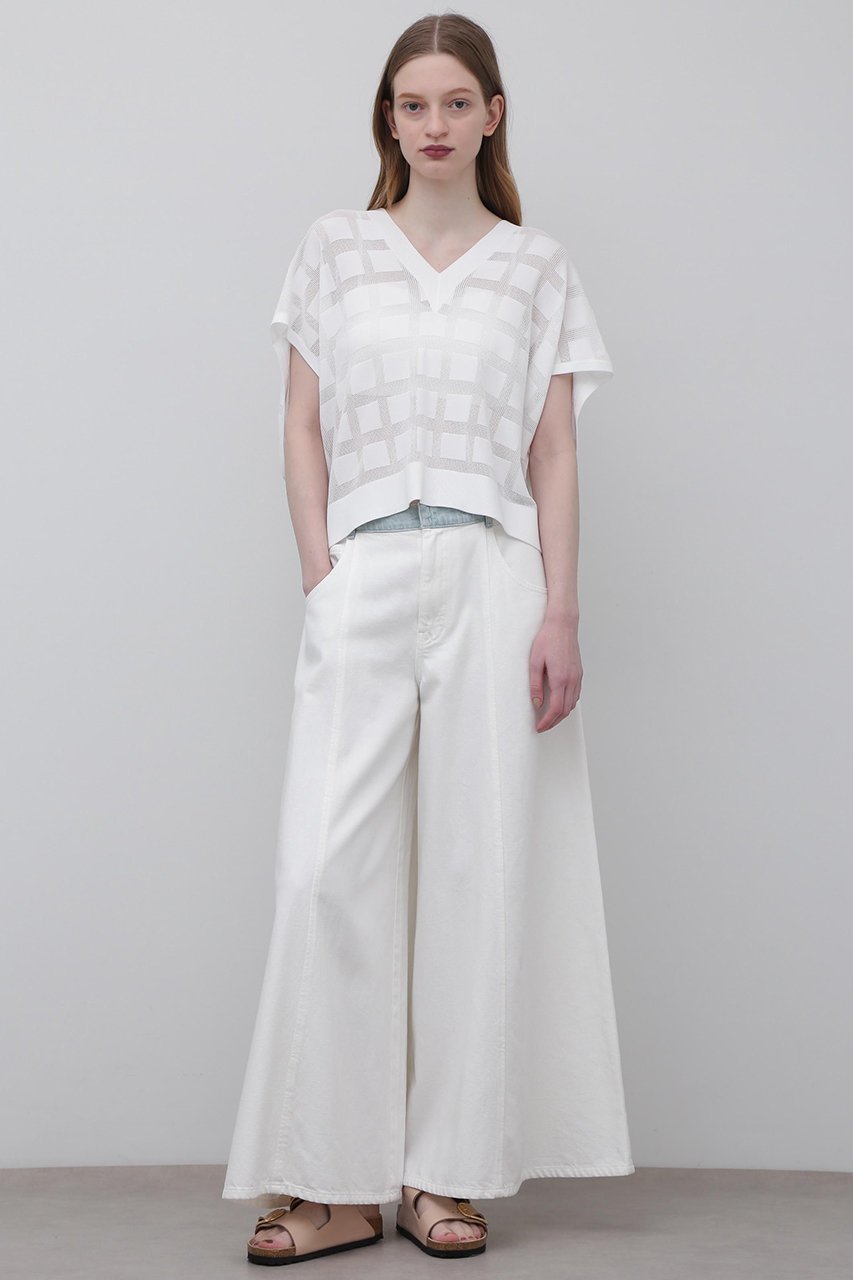 【アドーア/ADORE】のアイレットドライニット 人気、トレンドファッション・服の通販 founy(ファニー) 　ファッション　Fashion　レディースファッション　Fashion for Women　トップス・カットソー　Cut & Sew Tops　ニット　Knit Tops & Sweaters　カジュアルプルオーバー・ニットトップス　Pullovers & Knit Tops / Casual Pullovers　キャミ　Camisole, Cami Top　スクエア　Square, Square Shape　スタンダード　Standard, Basic　ストレッチ　Stretch, Stretchy Fabric　モチーフ　Motif, Design Theme　other-3|ID: prp329100004507795 ipo3291000000032948190