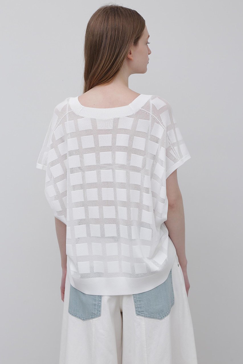 【アドーア/ADORE】のアイレットドライニット 人気、トレンドファッション・服の通販 founy(ファニー) 　ファッション　Fashion　レディースファッション　Fashion for Women　トップス・カットソー　Cut & Sew Tops　ニット　Knit Tops & Sweaters　カジュアルプルオーバー・ニットトップス　Pullovers & Knit Tops / Casual Pullovers　キャミ　Camisole, Cami Top　スクエア　Square, Square Shape　スタンダード　Standard, Basic　ストレッチ　Stretch, Stretchy Fabric　モチーフ　Motif, Design Theme　other-6|ID: prp329100004507795 ipo3291000000032948207