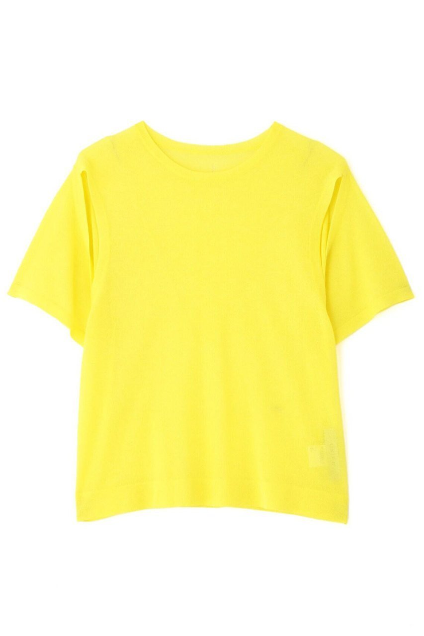 【アドーア/ADORE】のドライタッチコットンプルオーバー インテリア・キッズ・メンズ・レディースファッション・服の通販 founy(ファニー) 　ファッション　Fashion　レディースファッション　Fashion for Women　トップス・カットソー　Cut & Sew Tops　ニット　Knit Tops & Sweaters　カジュアルプルオーバー・ニットトップス　Pullovers & Knit Tops / Casual Pullovers　アイレット　Eyelet Lace　カッティング　Cutting Detail　スタンダード　Standard, Basic　イエロー|ID: prp329100004507797 ipo3291000000035852591