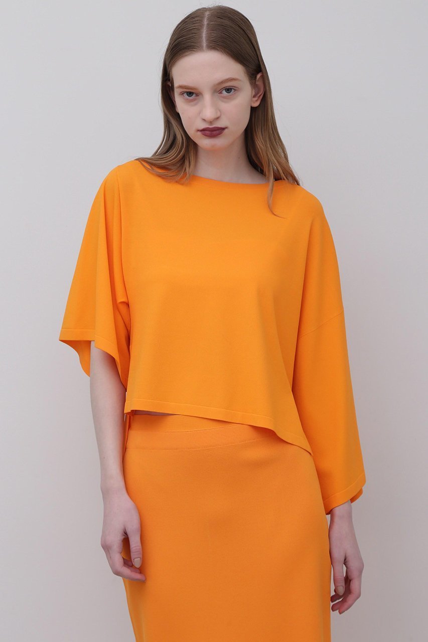 【アドーア/ADORE】のソフトストレッチニットプルオーバー インテリア・キッズ・メンズ・レディースファッション・服の通販 founy(ファニー) ファッション Fashion レディースファッション Fashion for Women トップス・カットソー Cut & Sew Tops ニット Knit Tops & Sweaters カジュアルプルオーバー・ニットトップス Pullovers & Knit Tops / Casual Pullovers おすすめ Recommended / Our Picks スタンダード Standard, Basic セットアップ Set-Up, Coordinated Outfit オレンジ|ID: prp329100004507799 ipo3291000000035398755