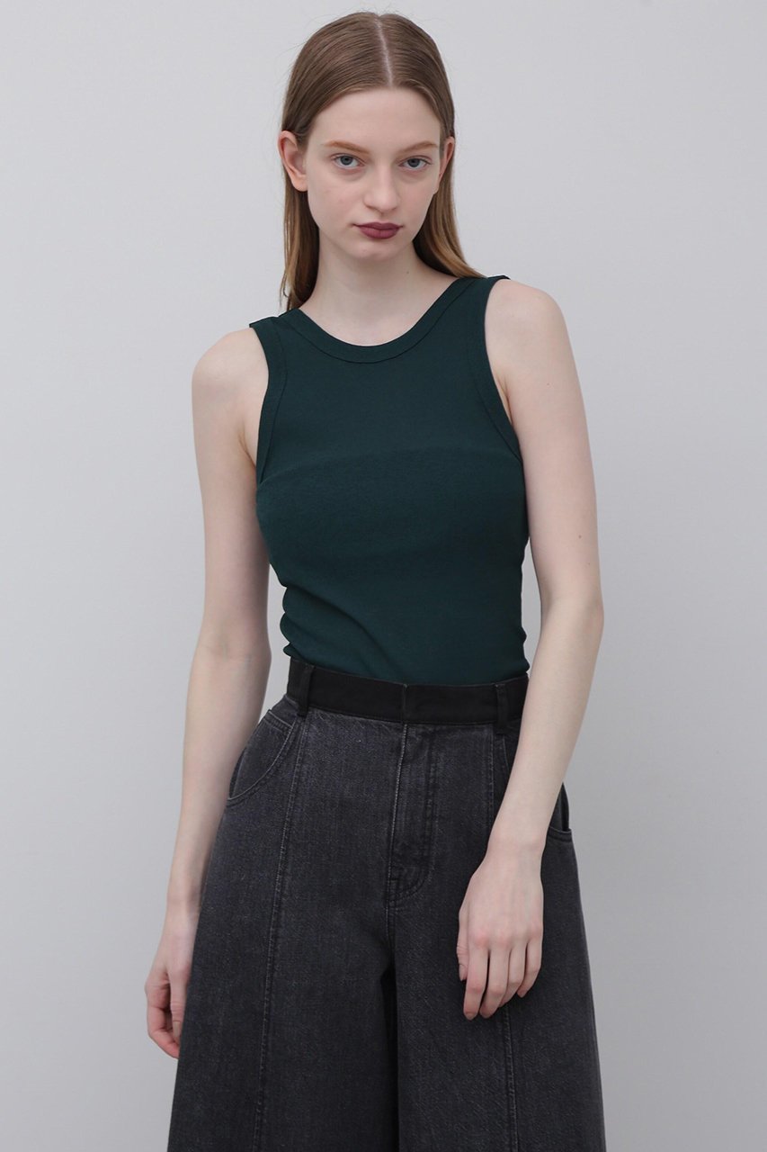 【アドーア/ADORE】のドライテレコタンクトップ インテリア・キッズ・メンズ・レディースファッション・服の通販 founy(ファニー) 　ファッション　Fashion　レディースファッション　Fashion for Women　トップス・カットソー　Cut & Sew Tops　キャミソール&ノースリーブ　Camisoles & Sleeveless Tops　シャツ・ブラウス・オフィスカジュアル　Elegant Blouses & Button-Ups　ロングTシャツ・Tシャツ　Longline T-Shirts & Tees　カットソー・ベーシックTシャツ　Cut-and-Sewn Tops / Stretch Tees & Basics　カッティング　Cutting Detail　カットソー　Cut and Sewn Top　キャミソール　Camisole, Spaghetti Strap Top　スタンダード　Standard, Basic　タンク　Tank Top, Sleeveless Top　グリーン|ID: prp329100004507800 ipo3291000000032872011