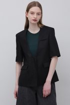 【アドーア/ADORE】の麻オックスジャケット 人気、トレンドファッション・服の通販 founy(ファニー) ファッション Fashion レディースファッション Fashion for Women アウター Coat / Outerwear Collection レディースジャケット・軽アウター Jackets オックス Oxford Fabric ショート Short, Short Length ジャケット Jacket, Outerwear スタンダード Standard, Basic スリーブ Sleeve, Long Sleeve / Short Sleeve トレンド Trend, Trending Now パターン Pattern, Design Print フロント Front, Front Design thumbnail ブラック|ID: prp329100004507802 ipo3291000000035398680