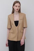 【アドーア/ADORE】の麻オックスジャケット ベージュ|ID: prp329100004507802 ipo3291000000036143076