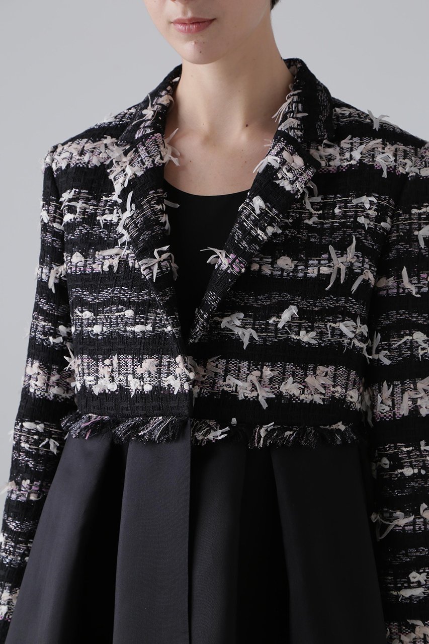 【アドーア/ADORE】のヘイジーサクラツィードジャケット 人気、トレンドファッション・服の通販 founy(ファニー) 　ファッション　Fashion　レディースファッション　Fashion for Women　アウター　Coat / Outerwear Collection　レディースジャケット・軽アウター　Jackets　シルク　Silk, 100% Silk　ジャケット　Jacket, Outerwear　ツイード／ツィード　Choker, Choker Necklace　テーラード　Tailored, Tailored Fit　バランス　Balance, Style Balance　フェミニン　Feminine, Girly　フランス　France, French　ペプラム　Peplum, Flared Hem　エレガント 上品　Elegant　other-6|ID: prp329100004507806 ipo3291000000032965142