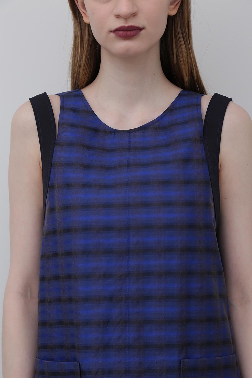 【アドーア/ADORE】のスパークルチェックジャガードワンピース 人気、トレンドファッション・服の通販 founy(ファニー) 　ファッション　Fashion　レディースファッション　Fashion for Women　ワンピース　Dresses　チュニック　Tunic Tops & Dresses　ショルダー　Shoulder, Shoulder Strap　ジャカード／ジャガード　Jacquard, Woven Pattern　スタンダード　Standard, Basic　ストリング　String, Drawstring　チェック　Check, Plaid, Tartan　チュニック　Tunic, Long Top　バルーン　Balloon, Balloon Silhouette　フィット　Fit, Slim Fit　other-3|ID: prp329100004507808 ipo3291000000032877563