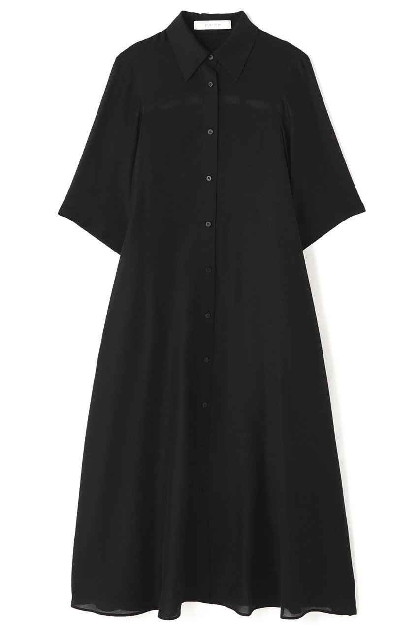 【アドーア/ADORE】のブライトテンセルワンピース インテリア・キッズ・メンズ・レディースファッション・服の通販 founy(ファニー) 　ファッション　Fashion　レディースファッション　WOMEN　ワンピース　Dress　チュニック　Tunic　シアー　Sheer　スタンダード　Standard　チュニック　Tunic　ドレス　Dress　フレア　Flare　リボン　Ribbon　ロング　Long　ブラック|ID: prp329100004507809 ipo3291000000031819392