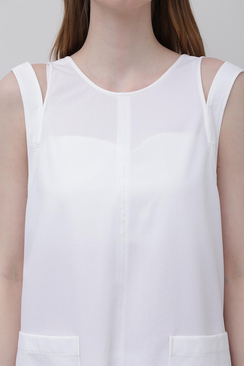 【アドーア/ADORE】のドビーストレッチワンピース 人気、トレンドファッション・服の通販 founy(ファニー) 　ファッション　Fashion　レディースファッション　Fashion for Women　ワンピース　Dresses　チュニック　Tunic Tops & Dresses　ショルダー　Shoulder, Shoulder Strap　スタンダード　Standard, Basic　ストリング　String, Drawstring　ストレッチ　Stretch, Stretchy Fabric　スポーティ　Sporty, Casual Athletic　チュニック　Tunic, Long Top　フィット　Fit, Slim Fit　other-3|ID: prp329100004507810 ipo3291000000032877673