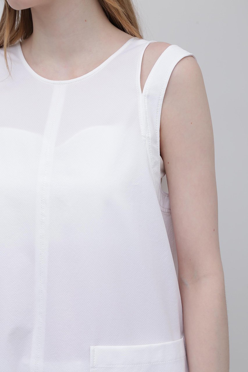 【アドーア/ADORE】のドビーストレッチワンピース 人気、トレンドファッション・服の通販 founy(ファニー) 　ファッション　Fashion　レディースファッション　Fashion for Women　ワンピース　Dresses　チュニック　Tunic Tops & Dresses　ショルダー　Shoulder, Shoulder Strap　スタンダード　Standard, Basic　ストリング　String, Drawstring　ストレッチ　Stretch, Stretchy Fabric　スポーティ　Sporty, Casual Athletic　チュニック　Tunic, Long Top　フィット　Fit, Slim Fit　other-4|ID: prp329100004507810 ipo3291000000035638274