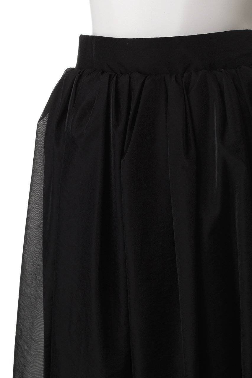 【アンクレイヴ/uncrave】のシアーオーガンジー /フレアスカート 人気、トレンドファッション・服の通販 founy(ファニー) 　ファッション　Fashion　レディースファッション　Ladies' Fashion Online　スカート　Skirt　Aライン/フレアスカート　Flared A-Line Skirts　ロングスカート　Long Skirt　エアリー　Airy　ギャザー　Gather　サマー　Summer　シアー　Sheer　シンプル　Simple　セットアップ　Set Up　ドレス　Dress　フレア　Flare　ブライト　Bright　ロング　Long　エレガント 上品　Elegant　other-8|ID: prp329100004507845 ipo3291000000031888217