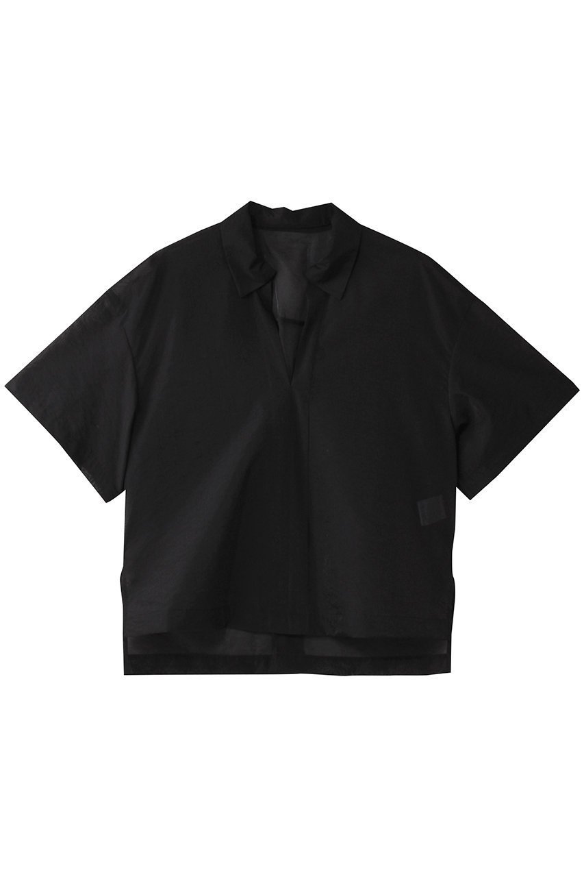 【アンクレイヴ/uncrave】のシアーオーガンジー /ショートシャツ 人気、トレンドファッション・服の通販 founy(ファニー) 　ファッション　Fashion　レディースファッション　Fashion for Women　トップス・カットソー　Cut & Sew Tops　シャツ・ブラウス・オフィスカジュアル　Elegant Blouses & Button-Ups　インナー　Innerwear　エアリー　Airy Texture　オーガンジー　Organza Fabric　サマー　Summer, Summer Style　シアー　Sheer, See-Through　ショート　Short, Short Length　シンプル　Simple, Minimal　スキッパー　Skipper, Open Collar　スリーブ　Sleeve, Long Sleeve / Short Sleeve　セットアップ　Set-Up, Coordinated Outfit　ドレス　Dress, One-Piece　フレア　Flare, Flared　ブライト　Bright, Shiny　ペプラム　Peplum, Flared Hem　エレガント 上品　Elegant　再入荷　Restock / Back in Stock　 other-1|ID: prp329100004507846 ipo3291000000032807723