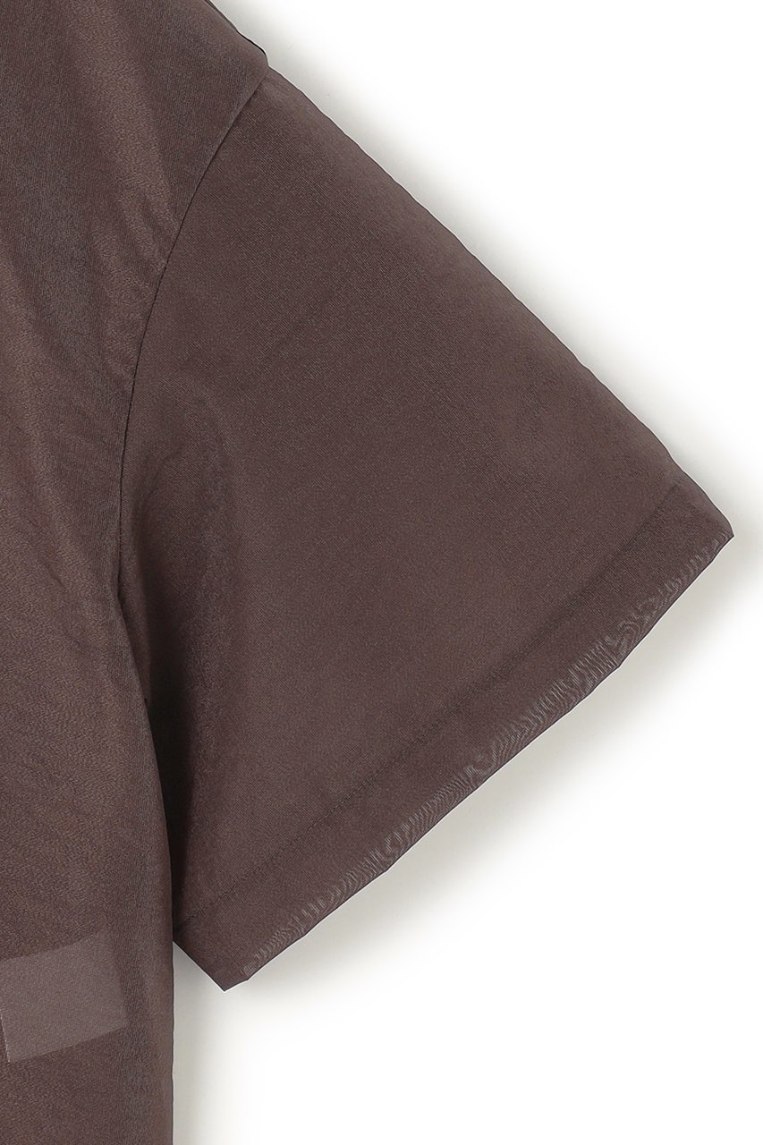 【アンクレイヴ/uncrave】のシアーオーガンジー /ショートシャツ 人気、トレンドファッション・服の通販 founy(ファニー) 　ファッション　Fashion　レディースファッション　Fashion for Women　トップス・カットソー　Cut & Sew Tops　シャツ・ブラウス・オフィスカジュアル　Elegant Blouses & Button-Ups　インナー　Innerwear　エアリー　Airy Texture　オーガンジー　Organza Fabric　サマー　Summer, Summer Style　シアー　Sheer, See-Through　ショート　Short, Short Length　シンプル　Simple, Minimal　スキッパー　Skipper, Open Collar　スリーブ　Sleeve, Long Sleeve / Short Sleeve　セットアップ　Set-Up, Coordinated Outfit　ドレス　Dress, One-Piece　フレア　Flare, Flared　ブライト　Bright, Shiny　ペプラム　Peplum, Flared Hem　エレガント 上品　Elegant　再入荷　Restock / Back in Stock　other-6|ID: prp329100004507846 ipo3291000000032807731