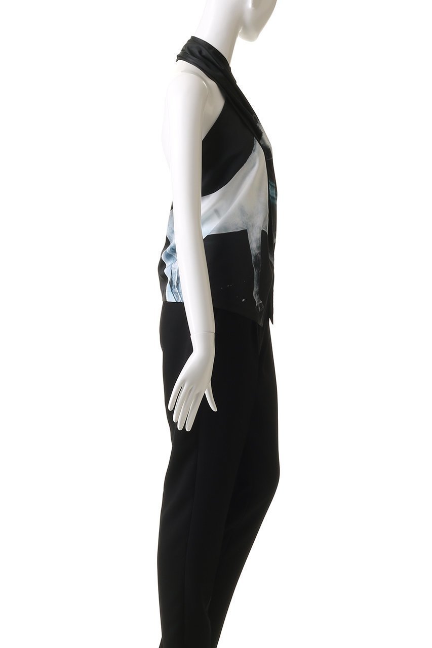 【プランク プロジェクト/PRANK PROJECT】のホースプリントクロスホルタートップ / Horse Print Cloth Halter Top 人気、トレンドファッション・服の通販 founy(ファニー) 　ファッション　Fashion　レディースファッション　Fashion for Women　トップス・カットソー　Cut & Sew Tops　キャミソール&ノースリーブ　Camisoles & Sleeveless Tops　シャツ・ブラウス・オフィスカジュアル　Elegant Blouses & Button-Ups　ロングTシャツ・Tシャツ　Longline T-Shirts & Tees　カットソー・ベーシックTシャツ　Cut-and-Sewn Tops / Stretch Tees & Basics　キャミソール　Camisole, Spaghetti Strap Top　サテン　Satin, Glossy Fabric　スカーフ　Scarf, Neckwear　タンク　Tank Top, Sleeveless Top　プリント　Print, Printed Pattern　ラップ　Wrap, Wrap Design　other-4|ID: prp329100004507848 ipo3291000000032844342