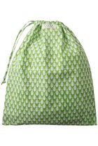 【エスゼット ブロックプリント/SZ Blockprints】のLAUNDRY BAG トラベルポーチ LARGE グリーン(PATTI)|ID: prp329100004507851 ipo3291000000035759208