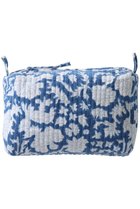 【エスゼット ブロックプリント/SZ Blockprints】のMAKEUP POUCH ポーチ ブルー(NILA)|ID: prp329100004507853 ipo3291000000035759217